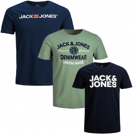 Jack & Jones Big Plus Size Herren T-Shirt 3er Paket #81
