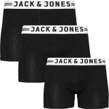 Jack & Jones 3er - Boxershorts Sense Schwarz