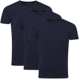 Jack & Jones 3er Pack BASIC O-NECK T-Shirt s Blau