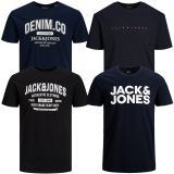 Jack & Jones Big Plus Size Herren T-Shirt 4er Paket #13