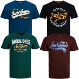 Jack & Jones Big Plus Size Herren T-Shirt 4er Paket #31