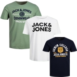 Jack & Jones Big Plus Size Herren T-Shirt 3er Paket #82