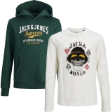 JACK & JONES Kinder Hoodie T-Shirt LS Paket @12