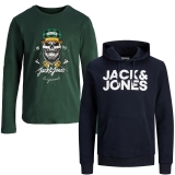 JACK & JONES Kinder Hoodie T-Shirt LS Paket @14